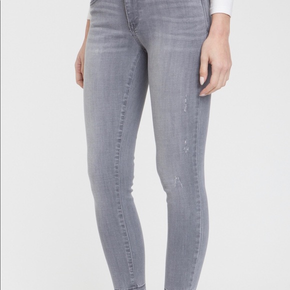 Pistola Audrey mid rise skinny castle grey NWT new - Picture 2 of 4